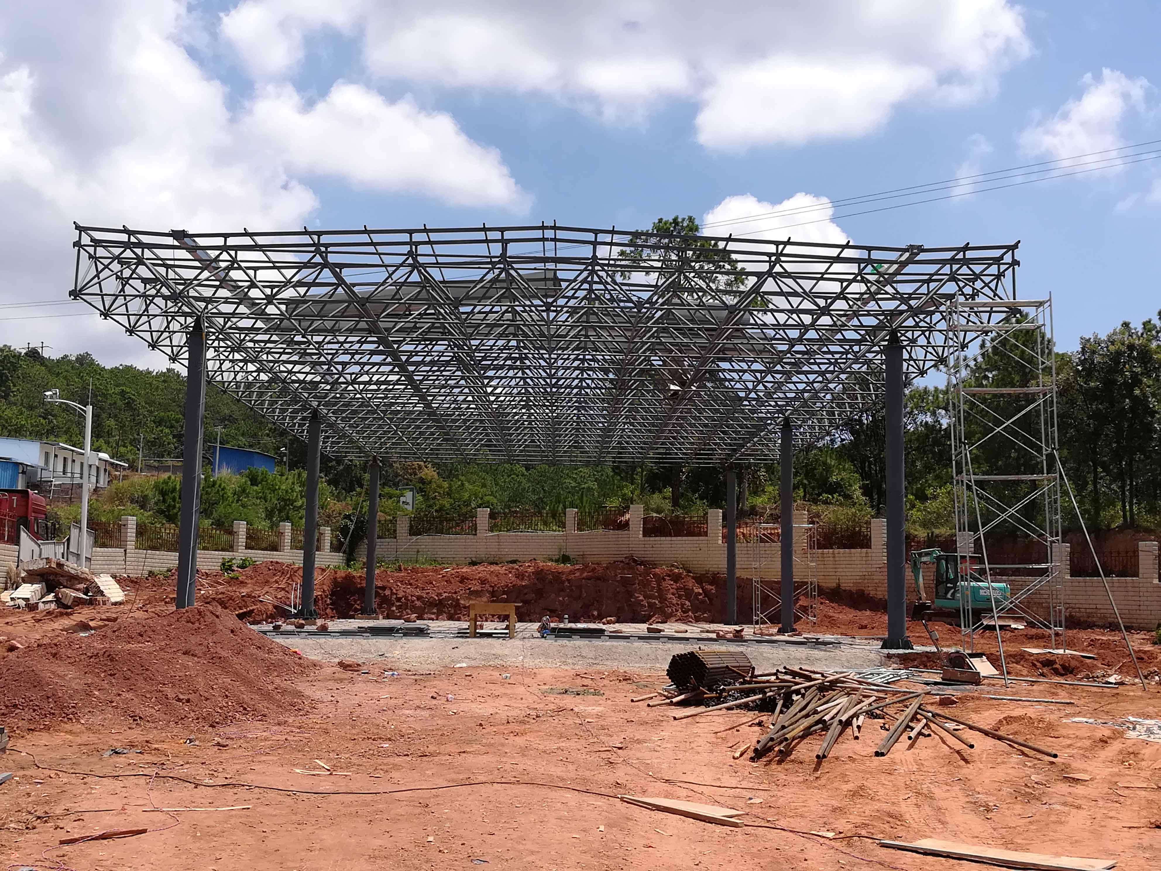 东阳加油站网架屋面