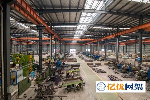东阳网架配件机加工车间